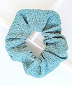 Turquoise scrunchie